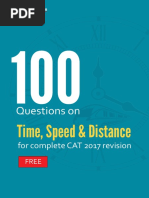 Speed, Time & Distance Practice Questions | PDF | Speed | Acceleration