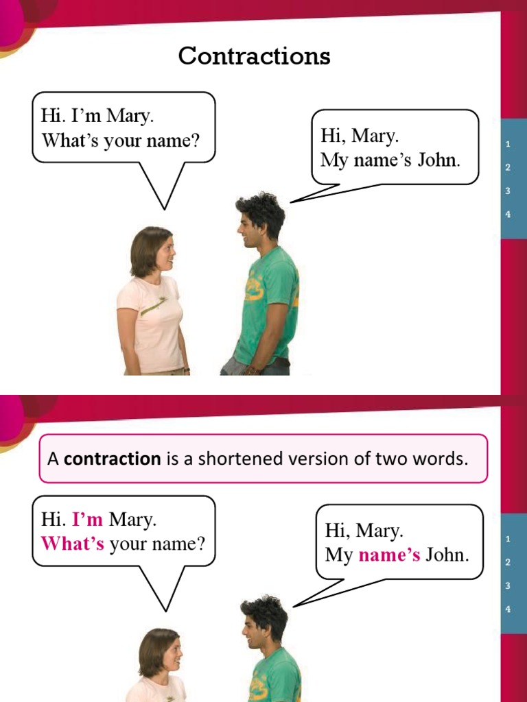 Understanding Contractions in English | PDF | Style (Fiction) | Languages