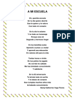 Poema a Mi Escuela