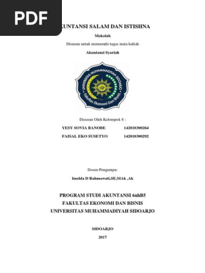 Akad Salam Dan Istishna