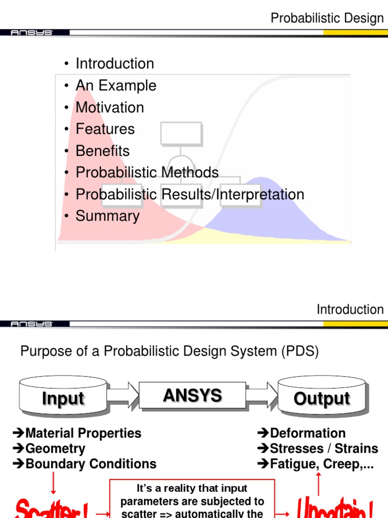 ANSYS Probabilistic Design System Overview | PDF | Sensitivity Analysis ...