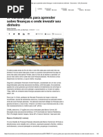 17 Cursos Grátis Para Aprender Sobre Finanças e Onde Investir Seu Dinheiro - Economia - UOL Economia