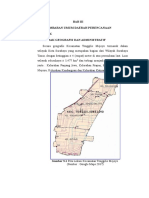 Gambaran Umum Daerah Perencanaan Kecamatan Tenggilis Mejoyo