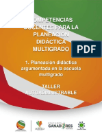 Taller Planeacion Didactica Multigrado