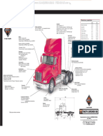 Material Camion 9200i International Tractocamion Dimensiones Capacidades Detalles Especificaciones Tecnicas