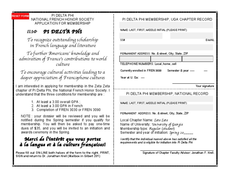 Reset Form: Name: Last, First, Middle Initial (Please Print) S# E-Mail ...