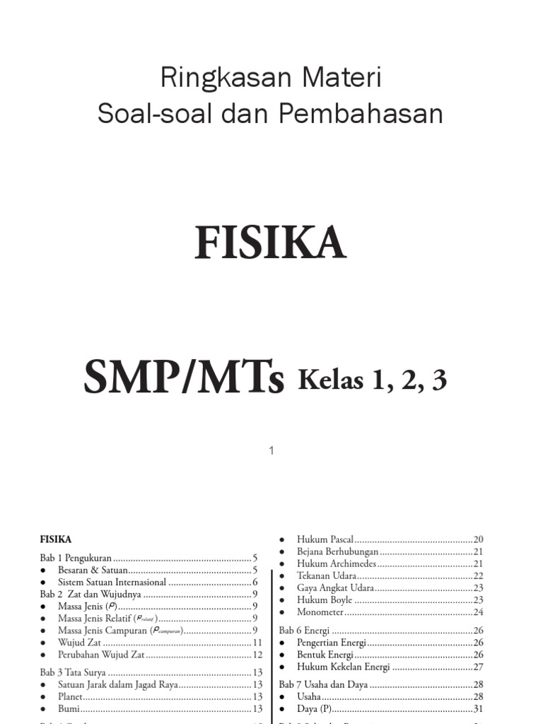 Contoh Soal Perubahan Wujud Zat Dan Pembahasannya Smp ...