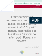 Recomendaciones Servicios WMS y WFS