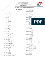 FICHA #10 - Derivadas