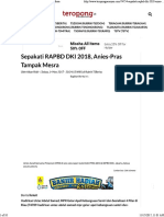 Sepakati RAPBD DKI 2018, Anies-Pras Tampak Mesra