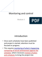 Monitoring and Control Module 3