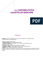 Contabilitatea Operatiunilor de Creditare