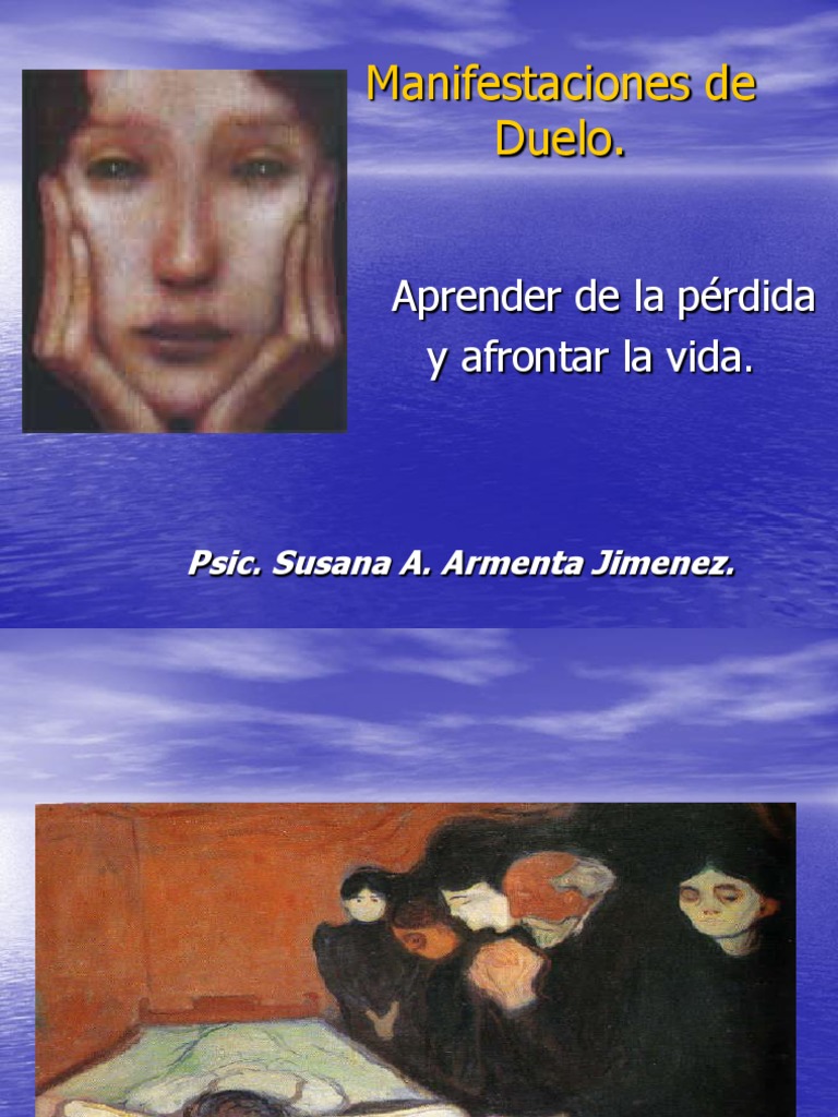 Manifestaciones Del Duelo | PDF | Dolor | Las emociones
