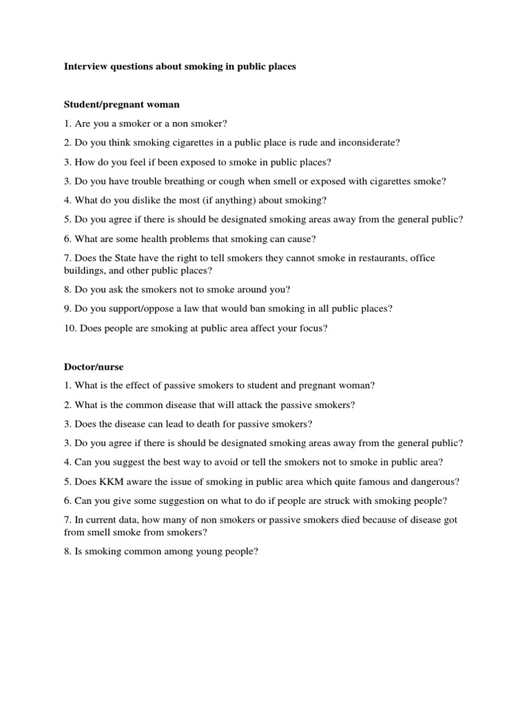 questions about smoking cigarettes Prevalence and Risk Factors for Initiation of in Greek High-School Students e cigarette questionnaire for students