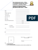 Formulir Pendaftaran Ketua Osis