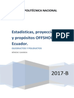 Estadísticas, Pronósticos y Proyección Offshore en Ecuador