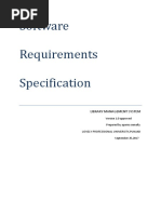 Software Requirements Specification: Library Management System