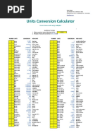 Unit Conversion Calculator