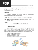 Esp Grade3 Activity Sheets | PDF