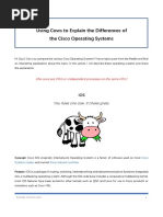 Using Cows To Explain The Differences of Cisco Operating Systems