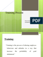 Training Process: M.E.M Swamy 1225109314