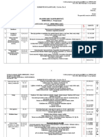 Chimie - Tehnologic - 2 Ore - IX Planificarea Unitati de Invatare