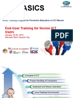 Ict Basics: End-User Training For Novice ICT Users