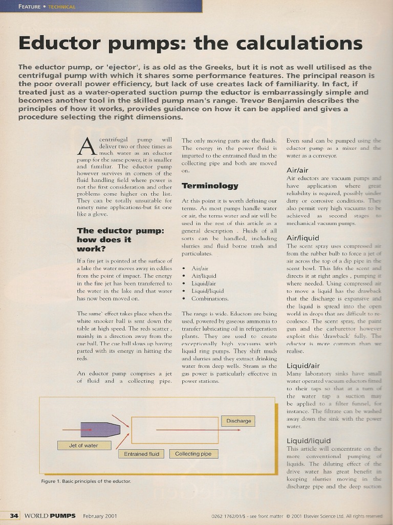 Eductor Pumps PDF | PDF