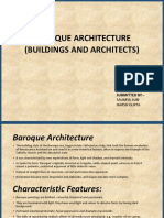 Baroque Architecture (Buildings and Architects) : Submitted By