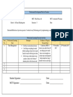 Student Signature: - Date: - MCT Signature: - Date