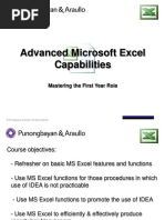MS Excel Presentation Overview | PDF | Spreadsheet | Microsoft Excel