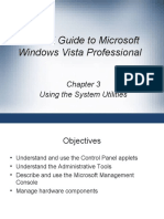 MCSE Guide To Microsoft Windows Vista Professional: Using The System Utilities