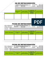 Ficha de Metacognición