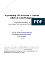 Implementing SPS Measures to Facilitate Safe Trade Philippines Jun-2014