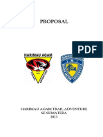 Harimau Agam Trail Adventure - Proposal