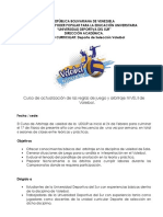 Curso arbitraje voleibol UDSUR