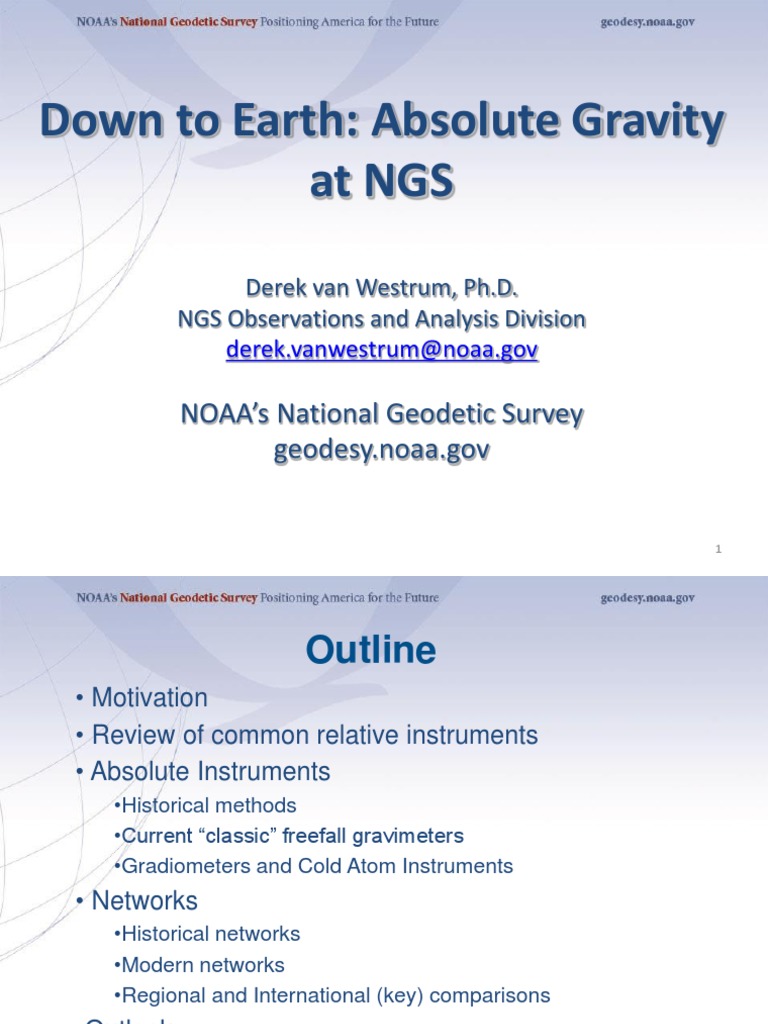 Absolute Gravity Measurement at NGS | PDF | Interferometry | Pendulum