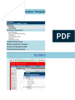 Employee Evaluation Template