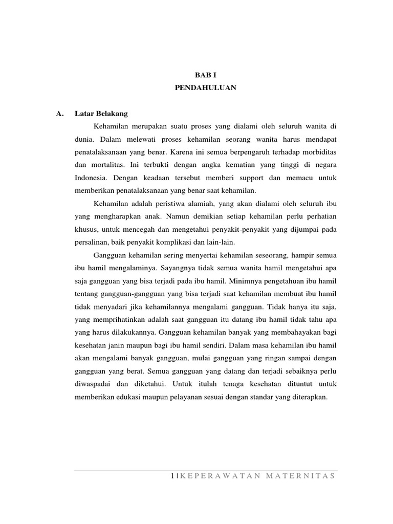 Makalah Gangguan Kehamilan Docx
