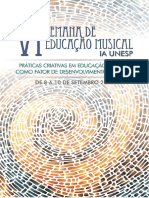 Anais Da VI Semana de Educação Musical