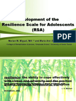 Development of The Resilience Scale For Adolescents (RSA)