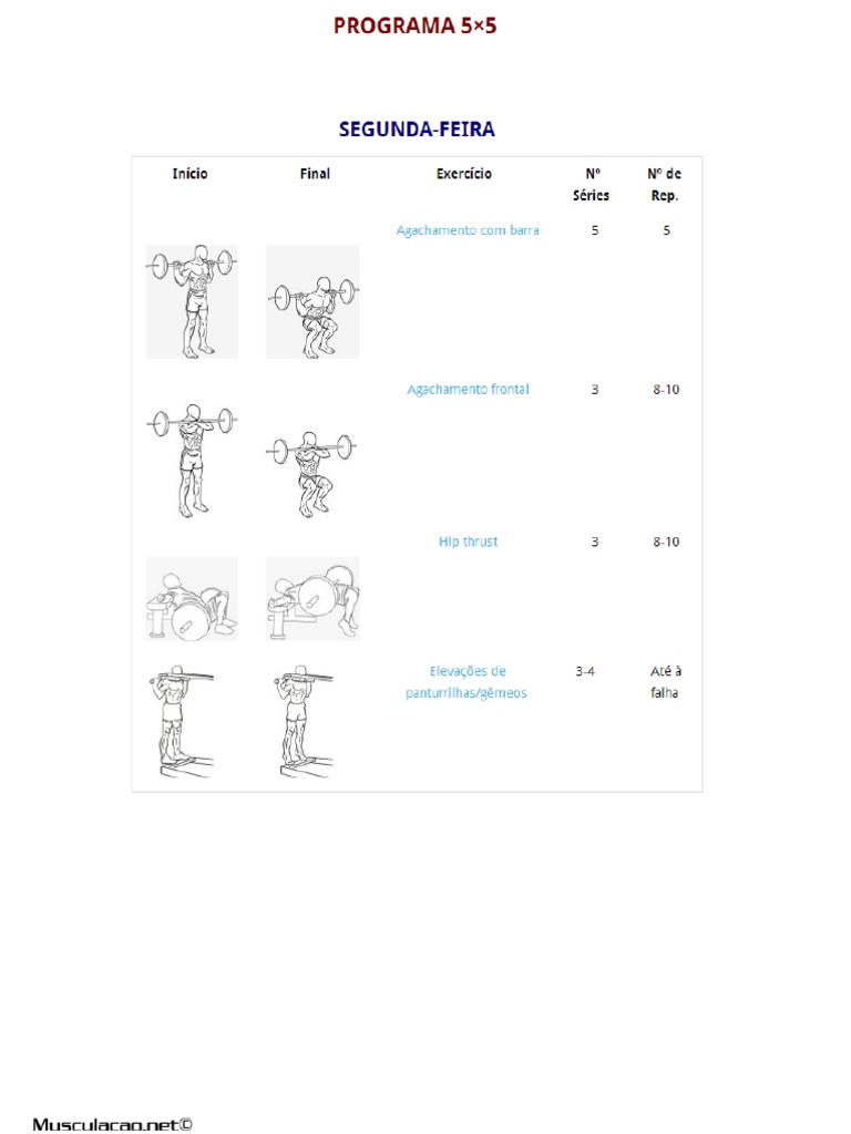 Treino de Powerlifting para Principiantes PDF | PDF