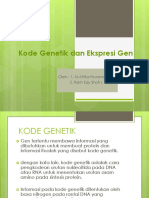 Kode Genetik Dan Ekspresi Gen