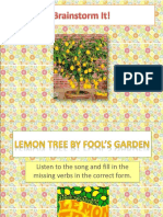 Lemon Tree Lesson