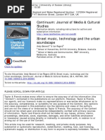 Bennett y Rogers_Street Music, Technology and the Urban