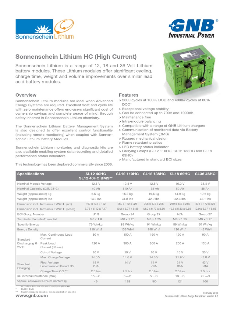 Sonnenschein_Lithium_Datasheet_EN.pdf Volt Battery Charger
