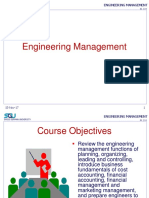 Engineering Management: 01 / 14 Swiss German University