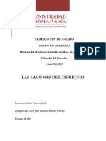Las Lagunas Del Derecho. Trabajo Fin de Grado. Curso 2016-2017 Universidad de Salamanca