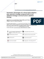 Dosimetric Advantages of A Clinical Daily Adaptive Plan Selection Strategy Compared With A Non Adaptive Strategy in Cervical Cancer Radiation Therapy