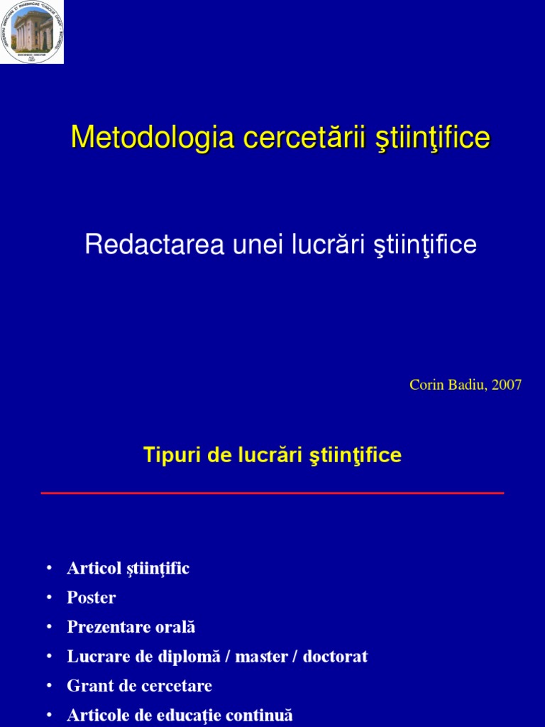 Curs How To Write | PDF | Abstract (Summary) | Science
